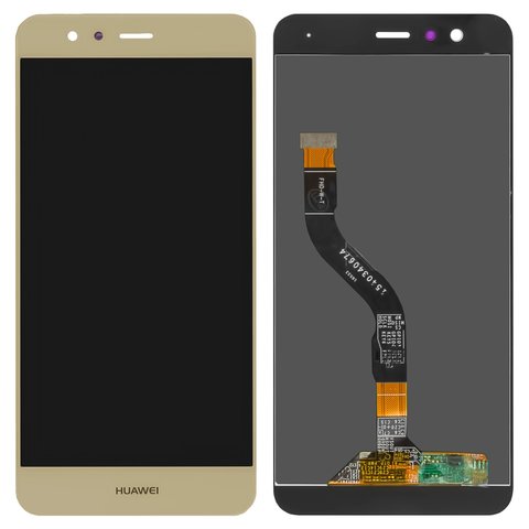 LCD compatible with Huawei P10 Lite, golden, without frame, Original PRC , WAS L21 WAS LX1 WAS LX1A 