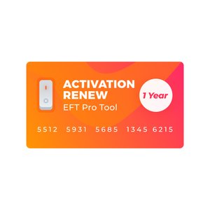 EFT Pro Tool 1 Year Activation Renew
