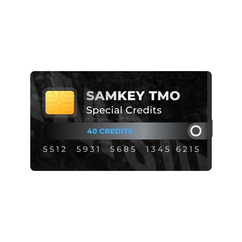 Специальные кредиты Samkey TMO 40 кредитов 