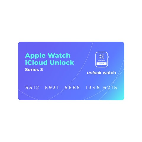 Apple Watch iCloud Unlock [Series 3]