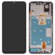 LCD compatible with Huawei Honor X7a, (black, with frame, Original (PRC), RKY-LX1, RKY-LX2, RKY-LX3)