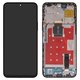 LCD compatible with Huawei Honor 90 Lite, Honor X8a, (black, with frame, Original (PRC), CRT-LX1, CRT-LX2, CRT-LX3, CRT-NX1)