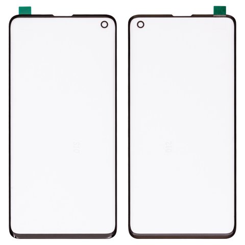 Housing Glass G+OCA PRO compatible with Samsung G973 Galaxy S10, with OCA film, black 