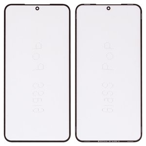 Housing Glass G+OCA PRO compatible with Samsung S911 Galaxy S23, with OCA film, black 