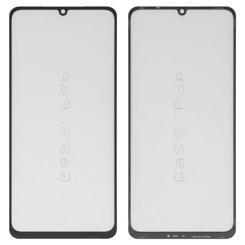 Housing Glass G+OCA PRO compatible with Samsung A065 Galaxy A06, with OCA film, black 