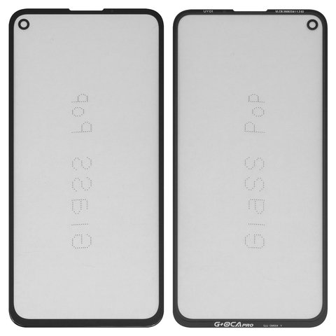Housing Glass G+OCA PRO compatible with Google Pixel 4a 5G, with OCA film, black 