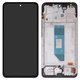Дисплей для Xiaomi Redmi Note 14 4G, черный, с рамкой, Original (PRC), 161.5mm, 24117RN76E, EU version