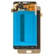 Pantalla LCD puede usarse con Samsung N9200 Galaxy Note 5, N920C Galaxy Note 5, N920F Galaxy Note 5, dorado, sin marco, High Copy, (OLED)