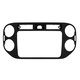 Marco adaptador de pantallas RCD510, RNS510, RCD310, RNS310, RNS315 (negro) para VW Tiguan modelos 2013-14