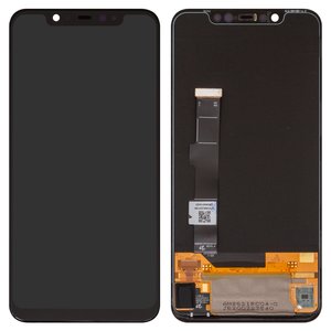 Pantalla LCD puede usarse con Xiaomi Mi 8, negro, sin marco, High Copy, OLED , M1803E1A