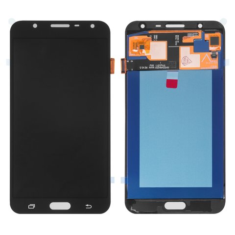 Pantalla LCD puede usarse con Samsung J701 Galaxy J7 Neo, negro, sin logotipo, sin marco, High Copy, OLED 