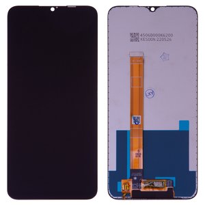 Pantalla LCD puede usarse con Realme C21Y, C25Y, negro, sin marco, High Copy, RMX3261, RMX3263, RMX3265, RMX3268, RMX3269, LM5C3653F0 A1, SKI651 C99 V0.1, SKI651 C99 V0.2