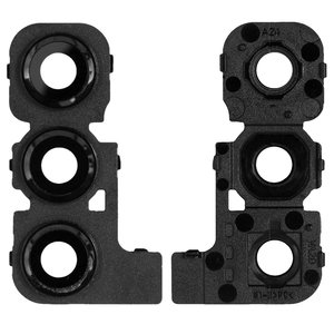 Vidrio de cámara puede usarse con Samsung A245 Galaxy A24, negro, con marcos