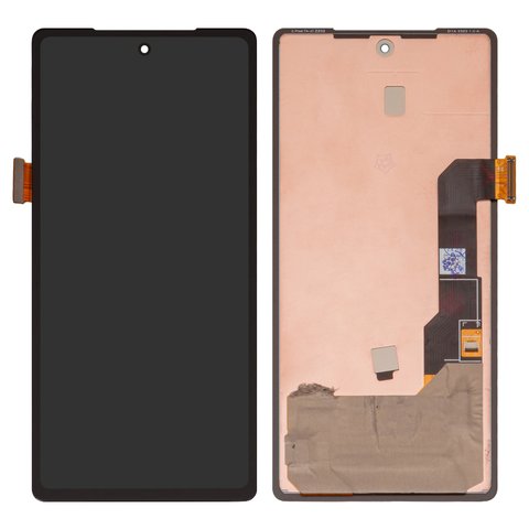 Pantalla LCD puede usarse con Google Pixel 7a, negro, con marco, Original PRC