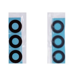 Vidrio de cámara puede usarse con Samsung A356 Galaxy A35 5G, A556 Galaxy A55, negro, sin marco, juego de 3 uds.