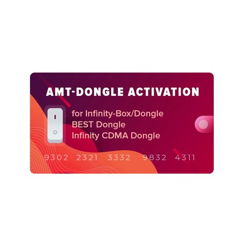 Активація ПО AMT Dongle для Infinity Box Dongle BEST Dongle Infinity CDMA Dongle