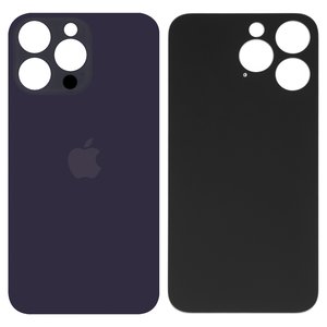 Задня панель корпуса для iPhone 14 Pro Max, фіолетова, не потрібно знімати скло камери, big hole
