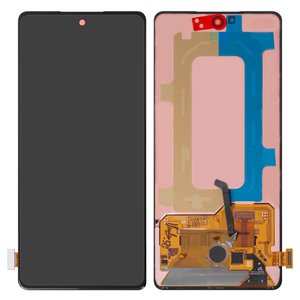 Дисплей для Samsung G780 Galaxy S20 FE, G781 Galaxy S20 FE 5G, чорний, без рамки, Оригінал переклеєне скло 