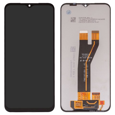 Дисплей для Samsung M146B Galaxy M14, черный, без рамки, Original PRC , M146B Rev0.2, 40 pin 