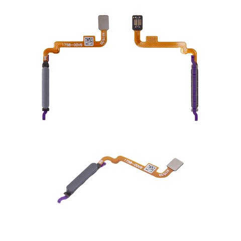 Шлейф для Xiaomi Poco M5s, Redmi Note 10, Redmi Note 10S, для сканера отпечатка пальца Touch ID , черный, High Copy