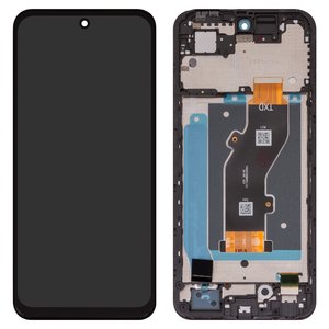 Дисплей для Infinix Hot 50i X6531 , черный, с рамкой, High Copy, TXDI670QBAPX 23 FPC6715