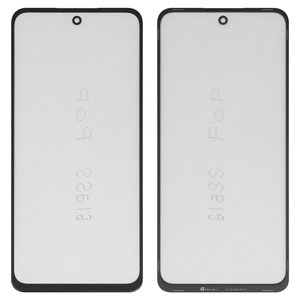 Скло корпуса G+OCA PRO для Motorola Moto G32, Moto G62 5G, Moto G73 XT2237, з ОСА плівкою, чорне