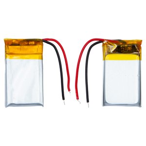 Аккумулятор 301525, 25 мм, 15 мм, 4,0 мм, Li ion, 3,7 В, 125 мАч, с контроллером