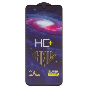 Защитное стекло All Spares для Samsung A175 Galaxy A17 4G, 0,33 мм 9H, совместимо с чехлом, Full Glue, черный, HD+