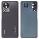 Задняя панель корпуса для Xiaomi 13 Lite, черная, со стеклом камеры