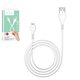 USB кабель Hoco X37, USB тип-A, Lightning, 50 см, 2,4 А, білий, #6942007612340