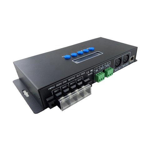 Світловий Ethernet SPI DMX512 контролер BC 216 16 канали, 340 пкс, 5 24 В 