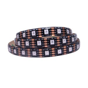 Светодиодная лента RGB SMD5050, WS2813 (черная, с управлением, IP65, 5 В, 60 диодов/м, 5 м) Светодиодная лента RGB SMD5050, WS2813 (черная, с управлением, IP65, 5 В, 60 диодов/м, 5 м)