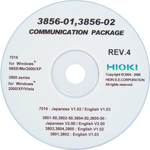 Пакет связи с компьютером HIOKI 3856 02