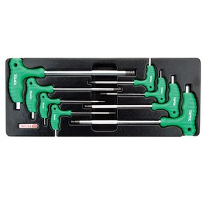 Набор L образных шестигранников с ручкой TOPTUL GAAT0803