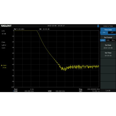 Generador de seguimiento SIGLENT TG-SSA3000X para analizadores de espectro de serie SSA3000X