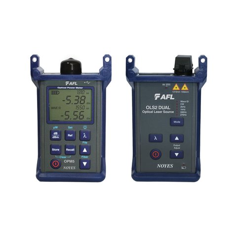 AFL LP5 6 LC Singlemode Loss Test Kit with Reporting Software